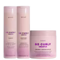 Kit Braé Go Curly Crespos Shampoo 250ml, Condicionador 250ml, Mask 500g
