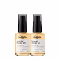 Kit L'Oréal Professionnel Serie Expert Absolut Repair Gold Quinoa 10in1 Double Oil (2 Unidades)