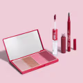 Combo Caneta Delineadora Preta 1,2ml + Balm Tint Jelly Vermelho 6,5ML+ Batom Duo Gloss Vermelho 8ml