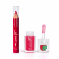 Combo Coral Quem Disse, Berenice?: Lip Oil Cuide-se Bem Tangerina 3,5ml + Lápis Multifuncional 3 Em 1 Toda Colorida 1,2g