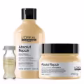Kit L'Oréal Professionnel Serie Expert Absolut Repair Gold Quinoa + Cortex Lipidium (3 Produtos)