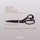 Tesoura Alfaiate Profissional Fio Liso Onyx Mundial 30,5cm (4)