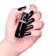 Kit 6 Esmalte Impala A Cor Da Sua Moda Unha Preto Cremoso (2)