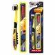Kit Escova de Dente Infantil com Porta Escovas Escolar Carros McQueen Dentalclean (4)