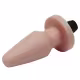 Aine Hard Bege - Plug Anal com Vibrador (2)