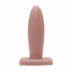Aine Básico II Flexível 10,5 x 3,5cm Bege - Plug Anal de PVC (1)