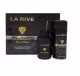 LA RIVE - KIT PERF. MAS. BLACK FURY EDT 75ML + DESOD. (FERRARI BLACK)