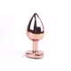 Plug Anal "G" Rose com Coração Brilhante - Rosa| Intt (2)