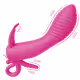 Vibrador Triplo com 10 Modos de Vibração - Pink | WoW (1)