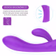Vibrador de Ponto G e Clítoris 9 Vibrações - Roxo | Muses (2)