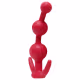 Aine Balls Massageador 13cm x 3cm Vermelho - Plug Anal em Silicone (5)