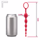 Aine Sensation Massageador Longo 19 x 2,5cm Vermelho - Plug Anal em Silicone (6)