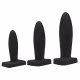 Kit Aine Flexível Básico Preto - Plug Anal em PVC (3 Produtos) (4)
