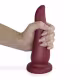 Aine Tongue PVC Flexível Vermelho - Plug Anal Grande (8)