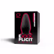 Plug Anal Exxxplicit Love Black Dome com Vibração 14x5,5cm (2)