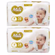 Kit C2 Fralda Love & Care Jumbo P C/28 - Mili (1)