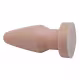 Aine Hard Flexível 14x5,8cm Bege - Plug Anal de PVC (4)