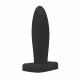 Aine Básico II Flexível 10,5 x 3,5cm Preto - Plug Anal de PVC (1)