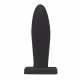 Aine Básico III 12,5 x 3,8cm Preto - Plug Anal (1)