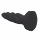 Aine Twister Flexível 13 x 4,3cm Preto - Plug Anal de PVC (3)