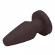 Aine Easy Flexível 9 x 3,8cm Marrom - Plug Anal de PVC (2)