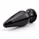 Plug Anal Gigante Flexível Sputinik 27,5 x 11,5cm Preto Brilhante (5)