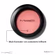 M·A·C Sheertone Shimmer Ambering Rose - Blush Cintilante 6g (3)