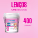 Kit Lenço Umedecido Balde C400 + Refil Rosa - Anjinho (5)