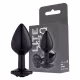 Plug Anal Médio com Pedras Cravejadas Lite Plug Preto (3)