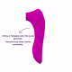 Sugador de Clitoris Vibrador Feminino Recarregável 10 Modos de Pulsação Roxo Discreto (4)