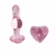 Plug Anal vidro - Coração encantado