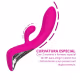 Muse Rosa Vibrador Ponto G e Clitóris Rabbit Movimento de Dedo Demons S-Hande em Silicone Recarregável (2)