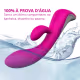 Muse Rosa Vibrador Ponto G e Clitóris Rabbit Movimento de Dedo Demons S-Hande em Silicone Recarregável (4)