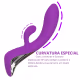 Muse Vibrador Ponto G e Clitóris Rabbit Movimento de Dedo Formato Anatômico Demons S-Hande em Silicone Recarregável (2)
