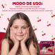 Presilha de Cabelo Lanossi Bella Kids Cereja – Fixação Suave, Acessório Infantil para Penteados (2)