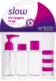 Kit Braé Stages Oil Control Shampoo e Condicionador 250ml + Kit Viagem Lanossi Slow Rosa com 6 Frascos (4)