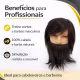 Cabeça de Treino Masculina Proart Cabelo e Barba Natural (2)