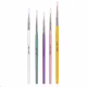 Kit Pincéis para Unhas Miss Frandy 5un Pu12-6011 (1)