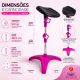 Apoio Tripe Pedicure Dompel Veneza Rosa Ref. 651 (4)