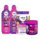 Kit Salon Line Kids: Shampoo e Condicionador + Creme para Pentear 1kg e Gelatina Modeladora Uva (3)