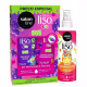 Kit Salon Line Meu Liso Kids: Shampoo 300ml e Condicionador 200ml Uva + Spray Desembaraçante 250ml (1)