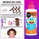 Kit Salon Line Meu Liso Kids: Shampoo 300ml e Condicionador 200ml Uva + Creme para Pentear 250ml e Spray Desembaraçante 240ml (3)