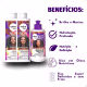 Kit Salon Line SOS Cachos Super Óleos: Shampoo 300ml e Condicionador 200ml + Creme Para Pentear 300ml (2)