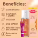 Kit Carmed: 01 Body Splash Luz do Sol 200ml e 01 Hidratante Labial Glitter 3 em 1 (3)
