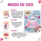 Kit Maquiagem Infantil Fenzza Disney Minnie Mouse: Paleta de Sombras, Batom e Brilho Ref. DIS006 (5)
