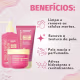 Kit LabPop by Labotrat Belle Pink: Gel de Banho, Mousse Esfoliante e Hidratante Corporal (2)