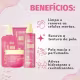 Kit LabPop by Labotrat Belle Pink: Gel de Banho, Mousse Esfoliante, Hidratante Corporal e Body Splash (2)