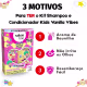 Kit Salon Line Kids Vanilla Vibes! #ToDeCacho: Shampoo Cabelo e Corpo e Creme Multifuncional 300ml (5)