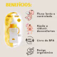 Mamadeira Fluxo Variável Cimed João e Maria 0-6+ Meses 360ml (2)