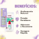 Kit Kiss New York: Unhas Postiças Quadrado Curto Lipstick e Cola De Unhas 3g (2)